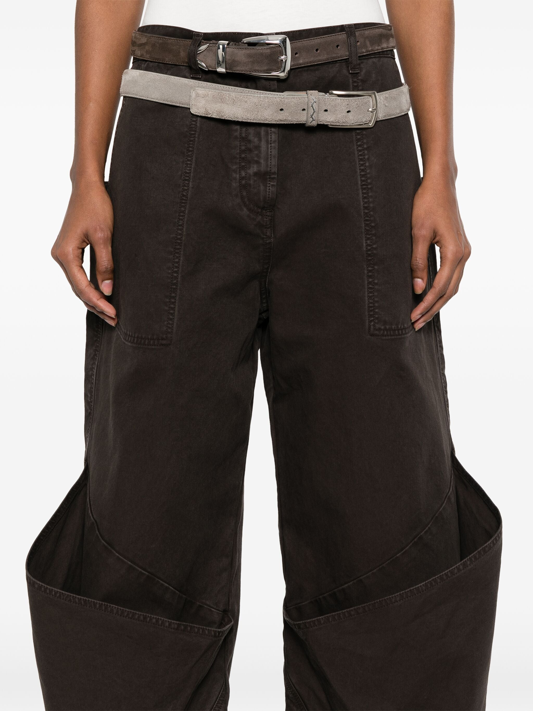 The Attico Women Gabardine Long Pant - 7