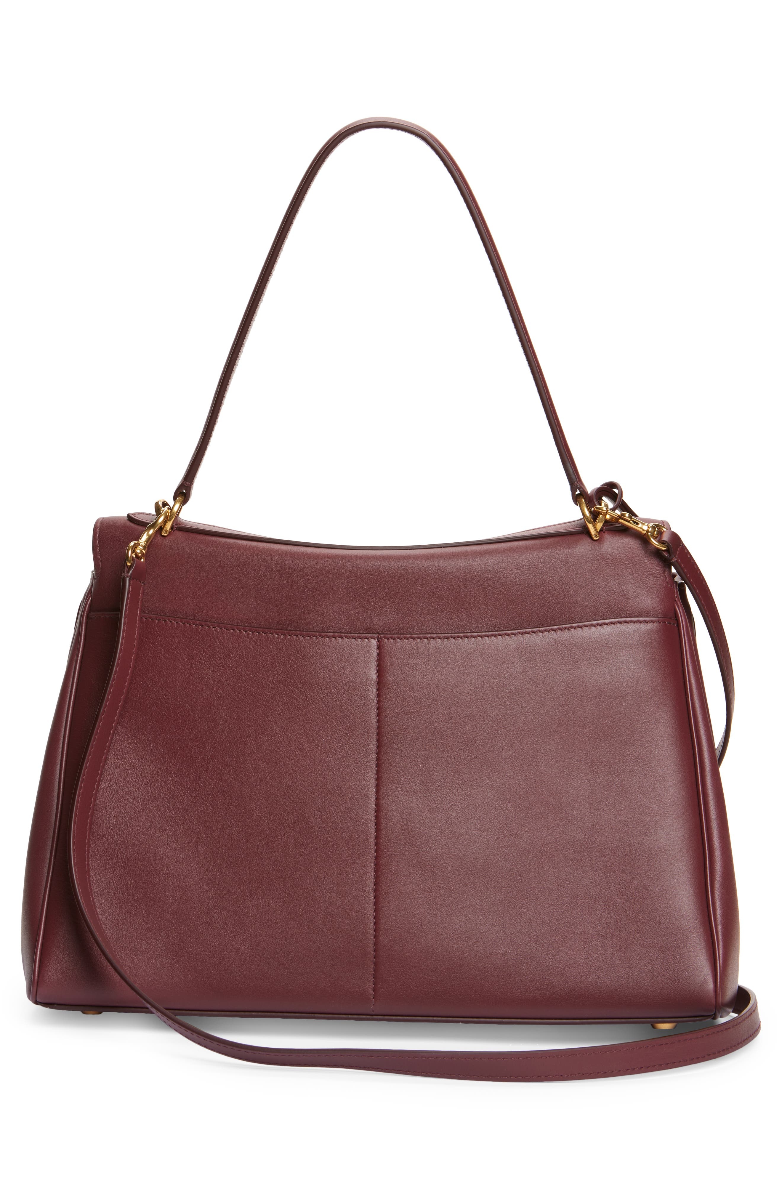 Balenciaga Medium Rodeo Leather Handbag in 6034 Dark Burgundy at Nordstrom - 4