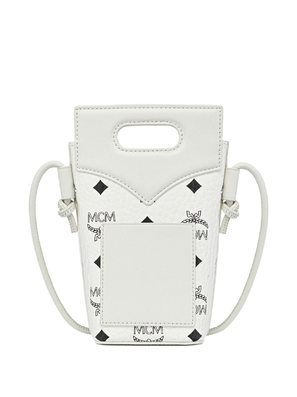 Diamond Visetos leather cross body bag - 3