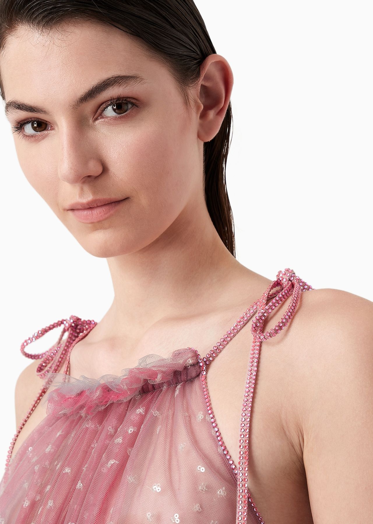 Starlit-sky tulle dress - 6
