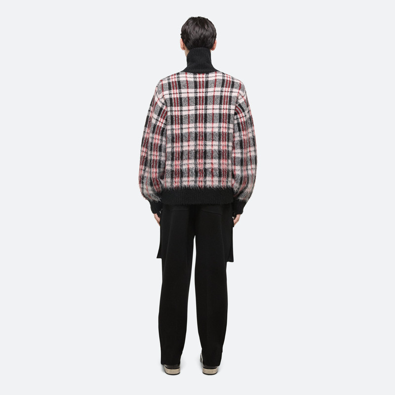 BRUSHED PLAID TURTLENECK SWEATER 8