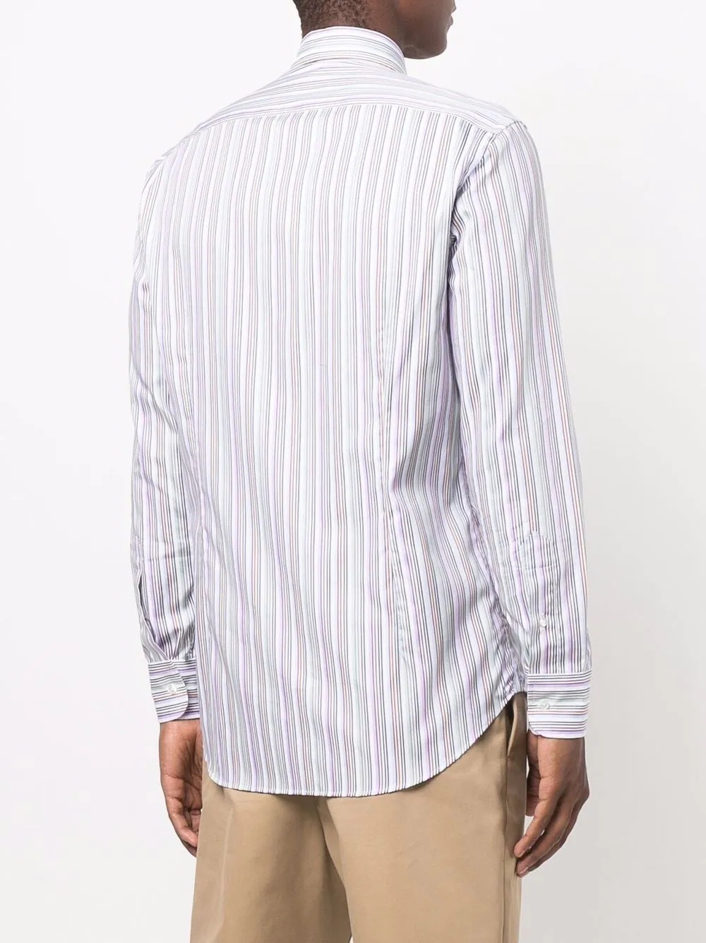 striped cotton shirt - 4