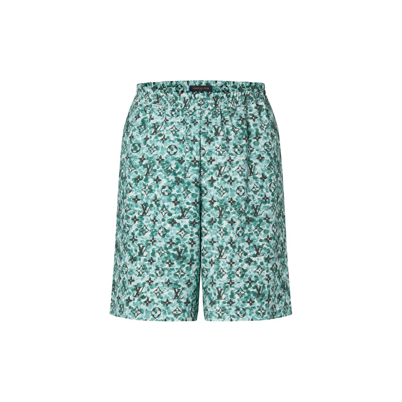 Monogram Crepe Shorts 1