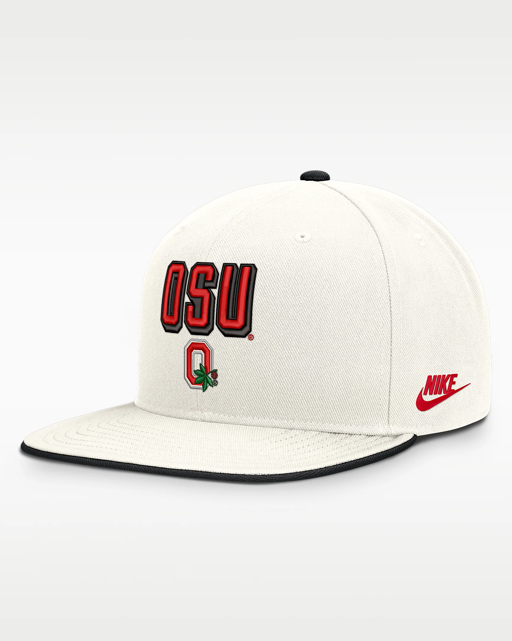 Ohio State Legacy Letter & Mascot Pro Men's Nike Dri-FIT College Adjustable Hat - 1