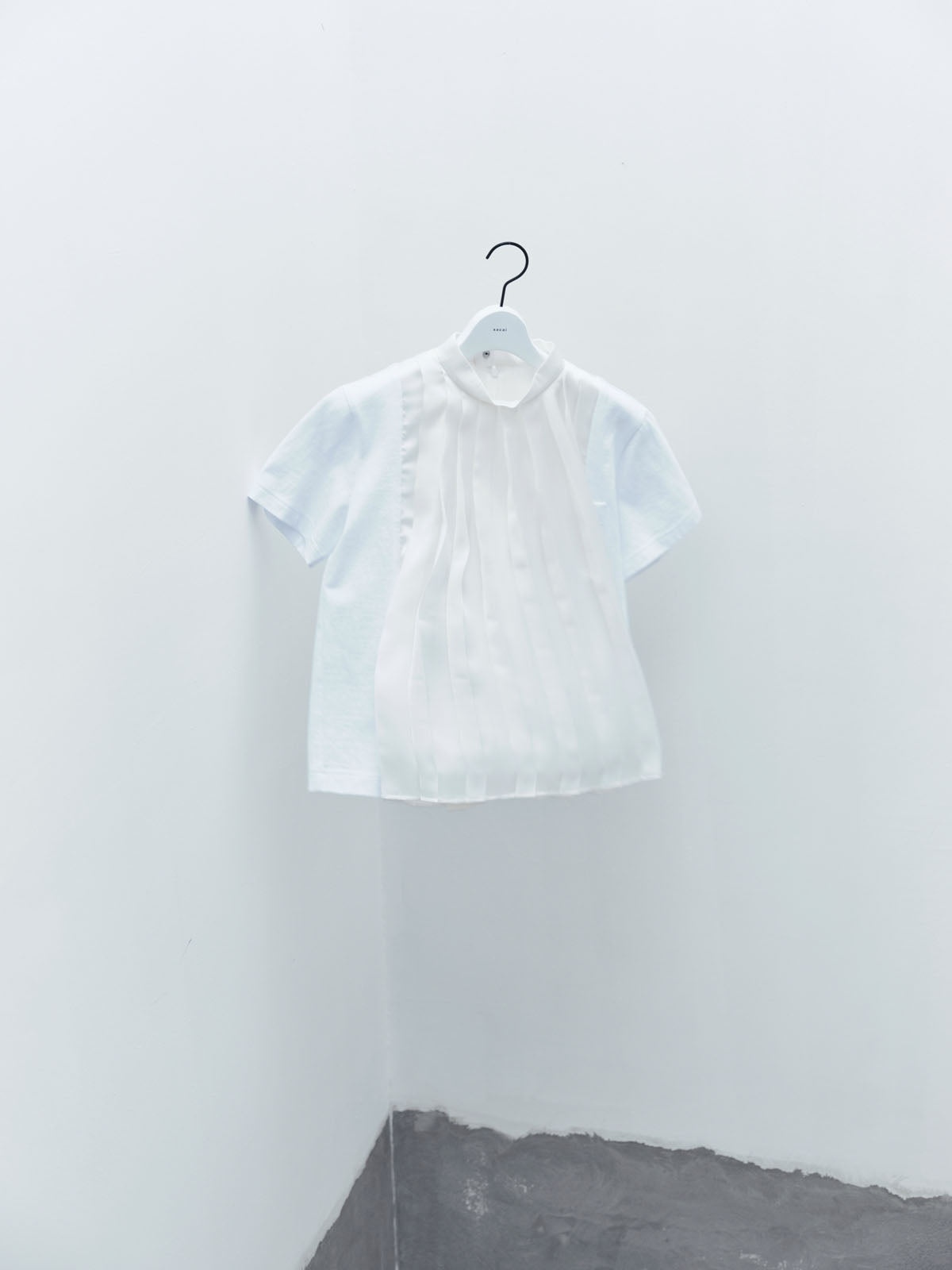 Cotton Jersey x Satin T-Shirt - 5