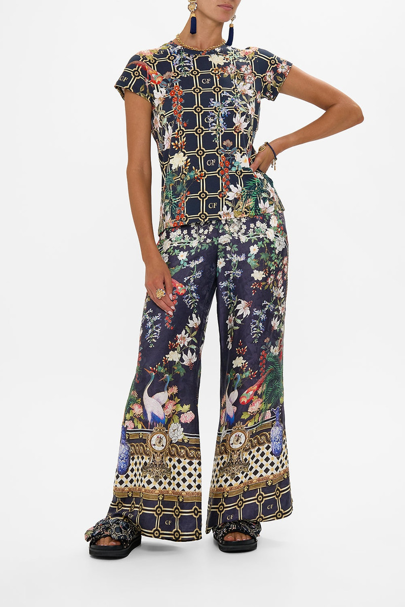 CAMILLA SLIM FIT ROUND NECK T-SHIRT - MULTI outlook