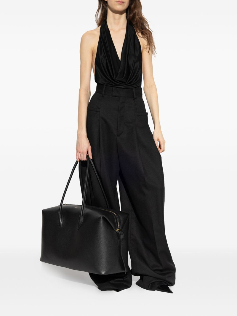 halterneck draped bodysuit 5