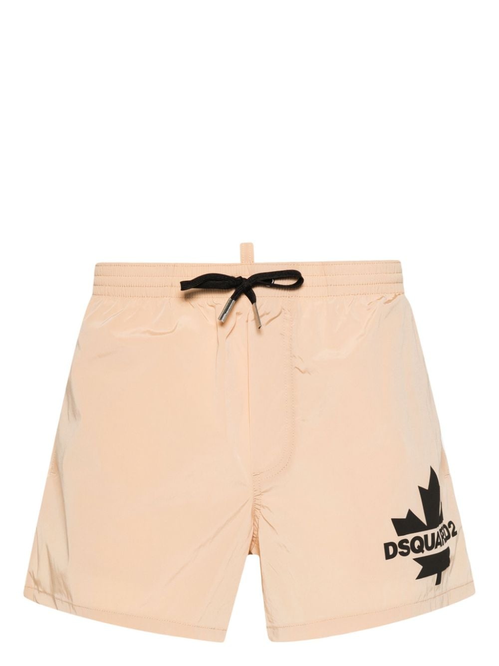 logo-print swim shorts - 1