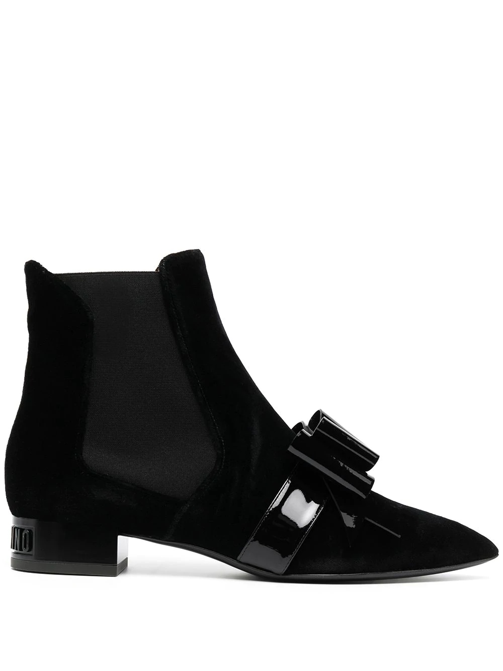 bow-detail ankle boots - 1