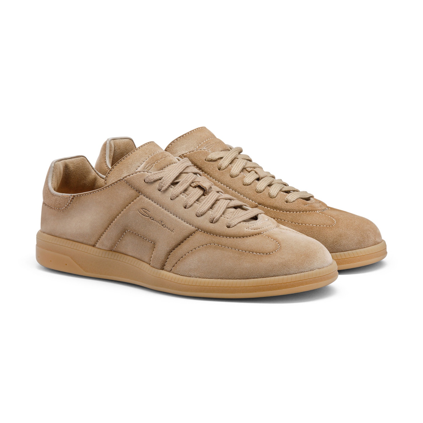 Men's beige suede DBS Oly sneaker - 3