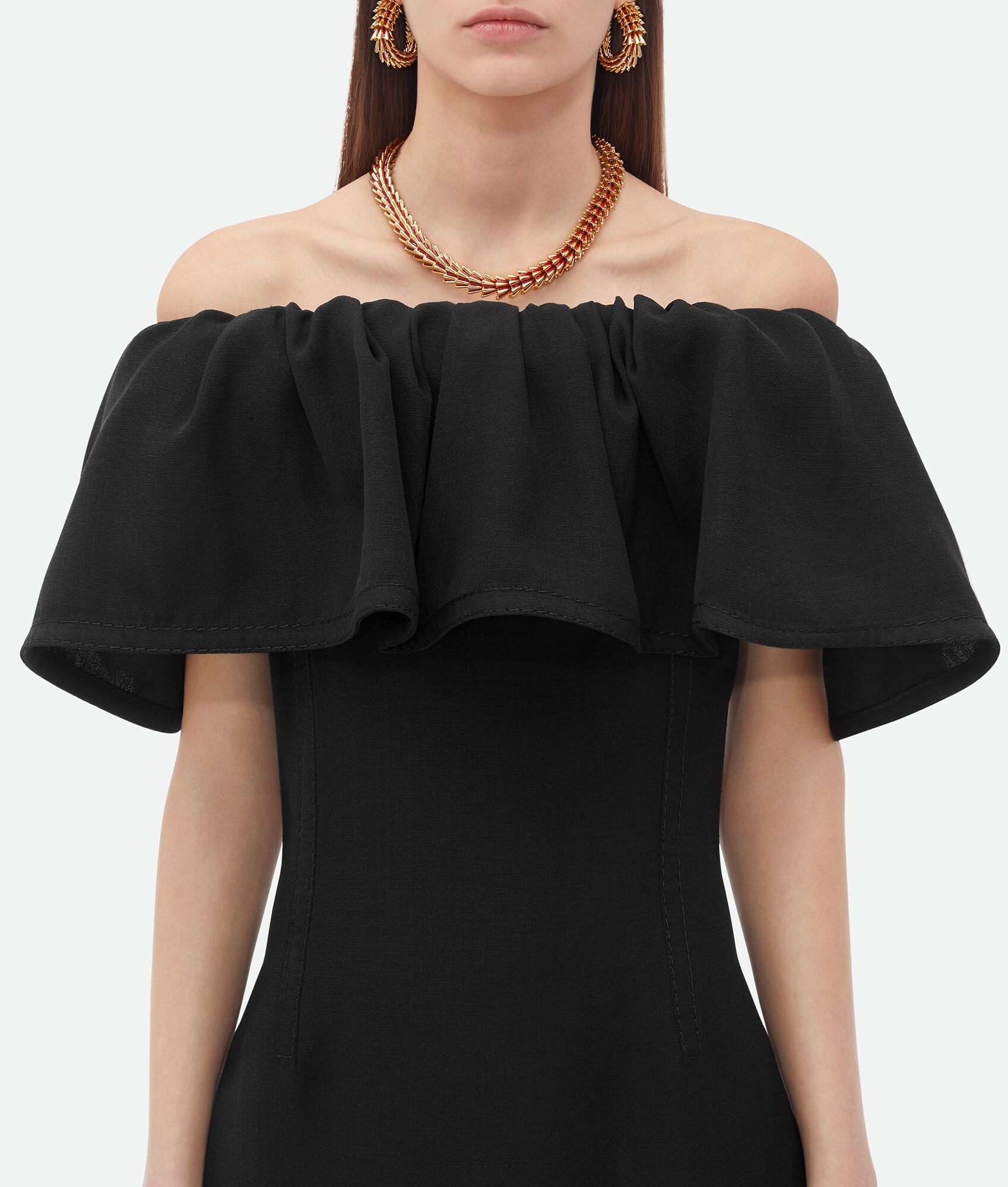 Viscose Silk Midi Dress - 4