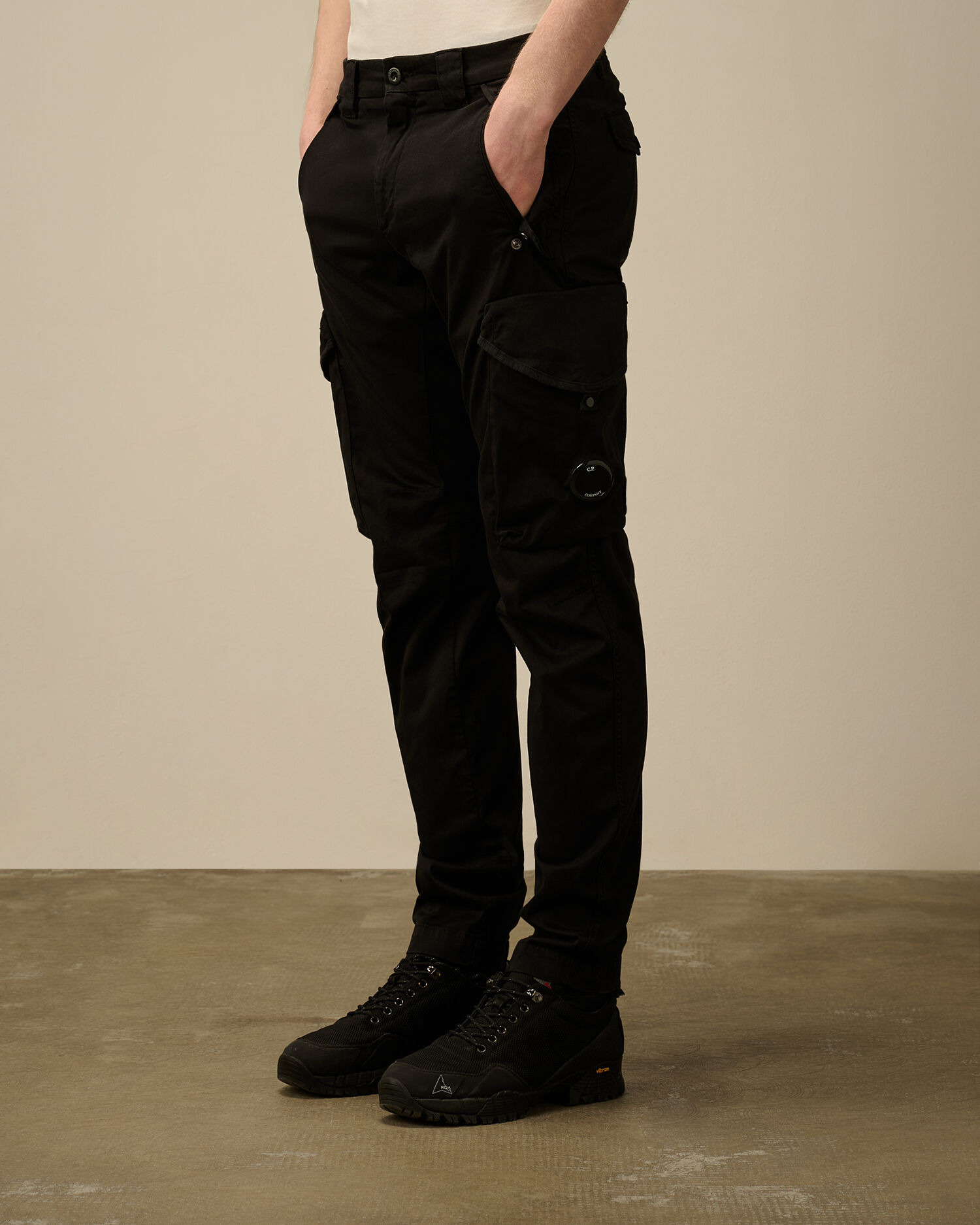 Stretch Sateen Utility Cargo Lens Pants - 3