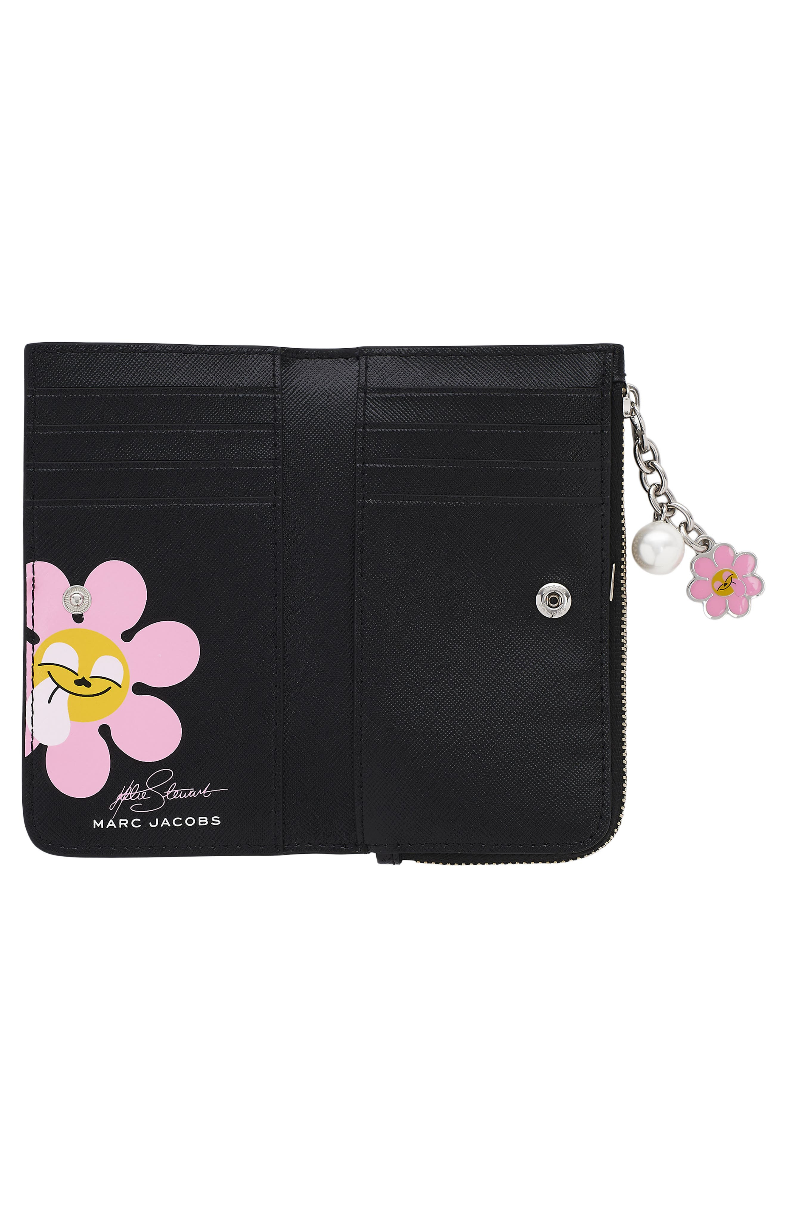 Marc Jacobs The Medium Flat Leather Wallet in Black Multi at Nordstrom - 2