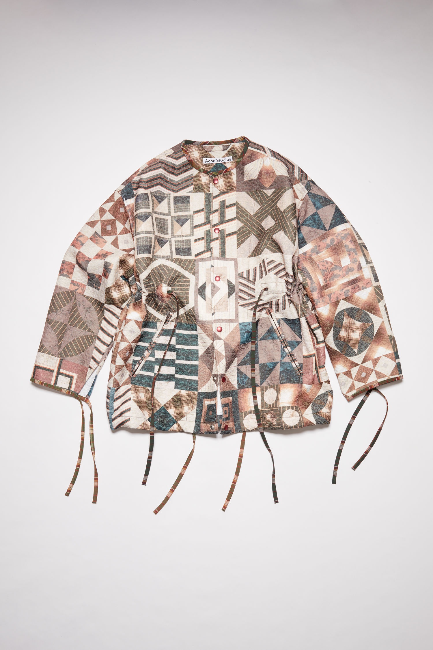 Printed jacket - Brown/beige - 4