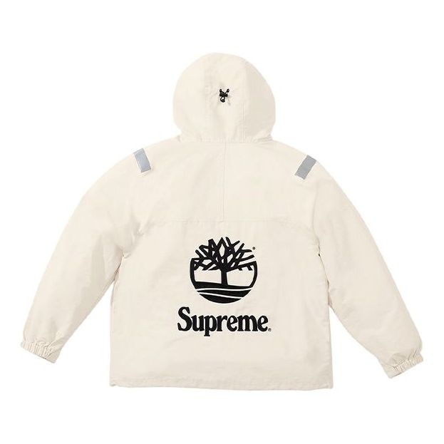 Supreme x Timberland Reflective Taping Anorak 'White Black' SUP-SS21-710 - 2