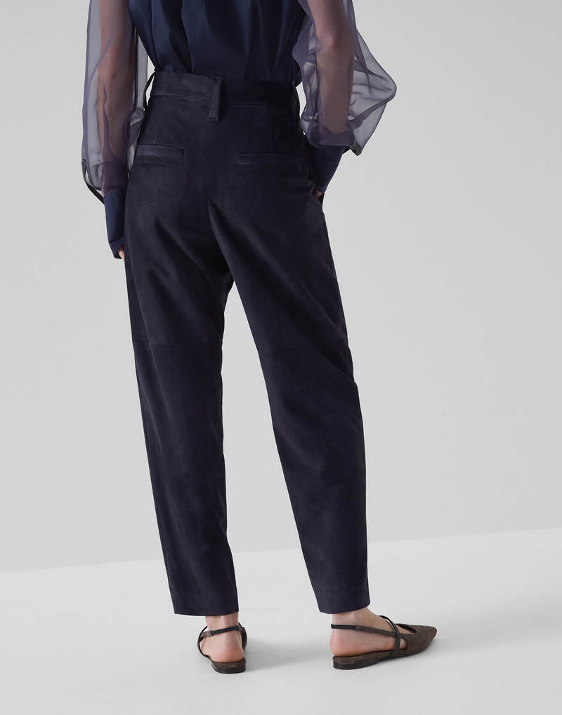 Suede baggy 사설 바지 2