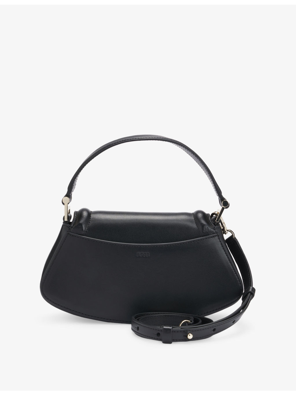 Ariell Double B Monogram Leather Shoulder Bag - 5