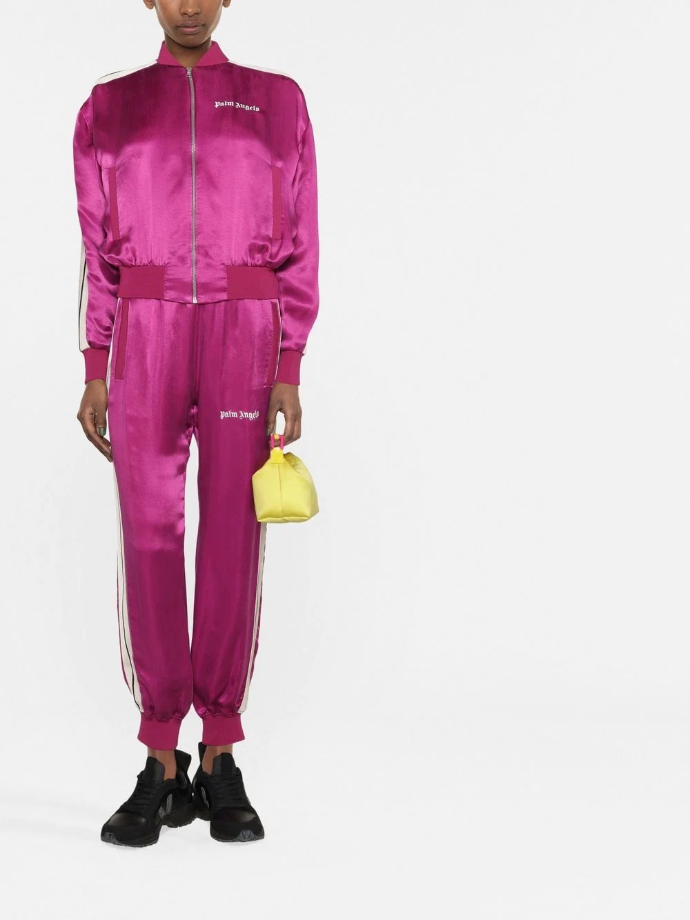 zip-fastening bomber jacket - 2