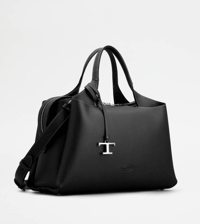 Tod's BAULETTO BAG IN LEATHER MEDIUM - BLACK outlook