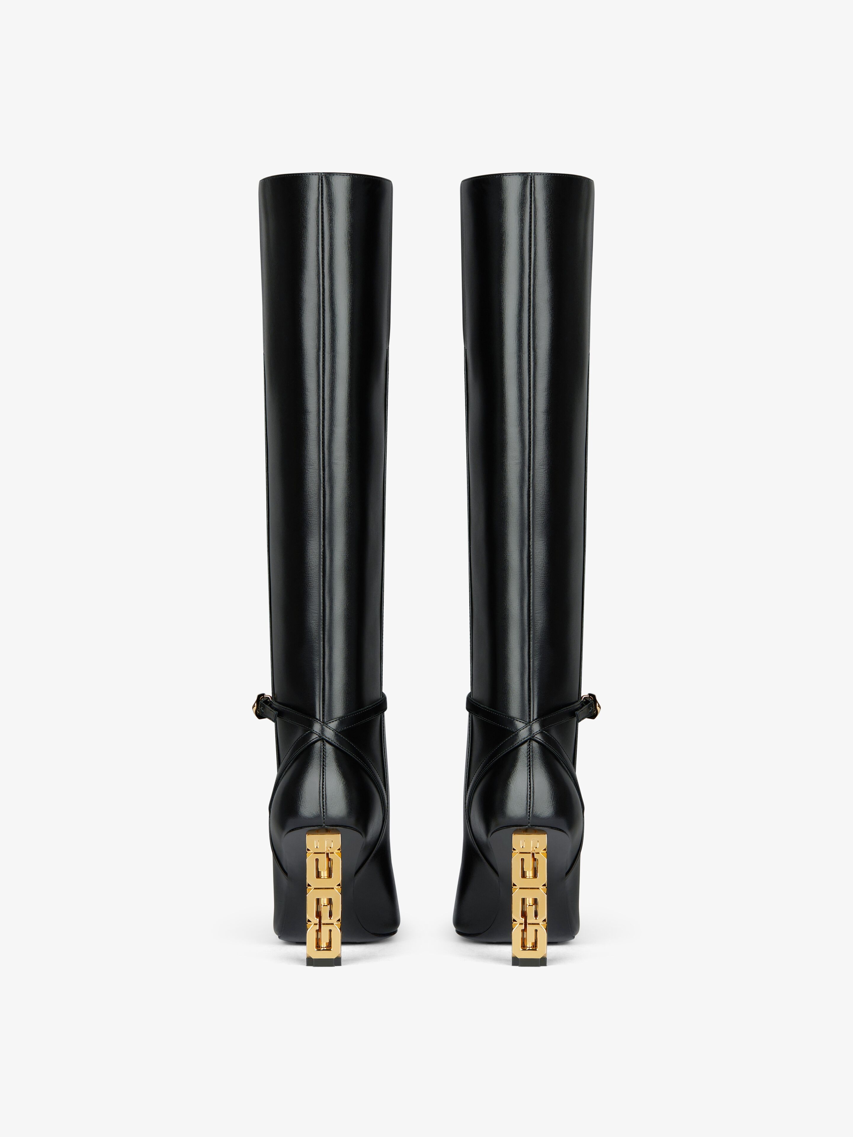 G CUBE BOOT IN BOX LEATHER - 6