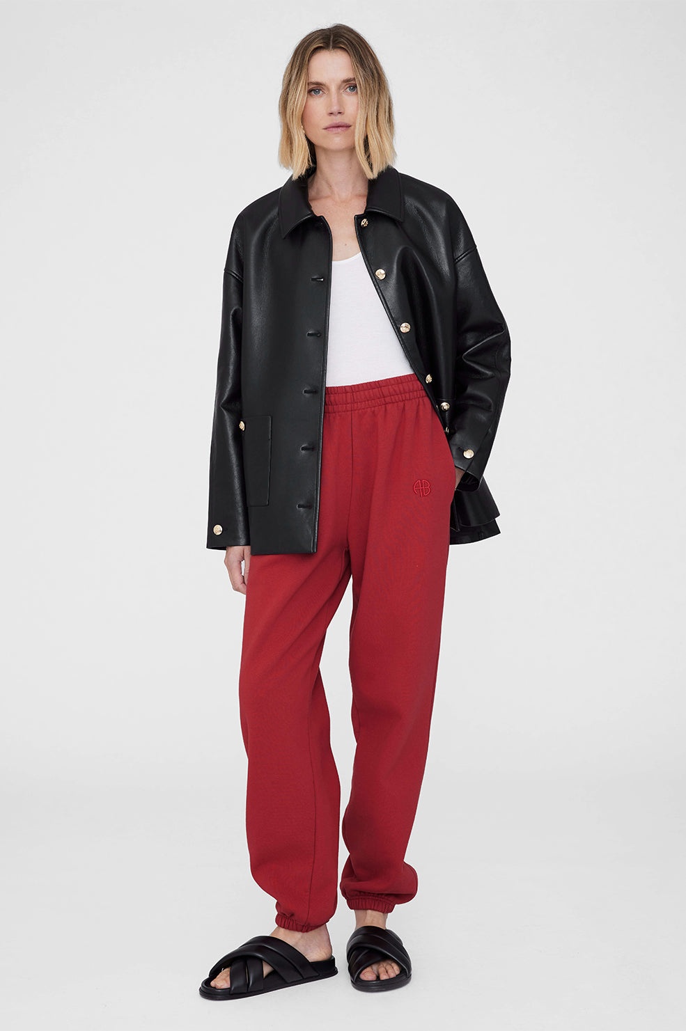 Karter Jogger - Washed Red - 5