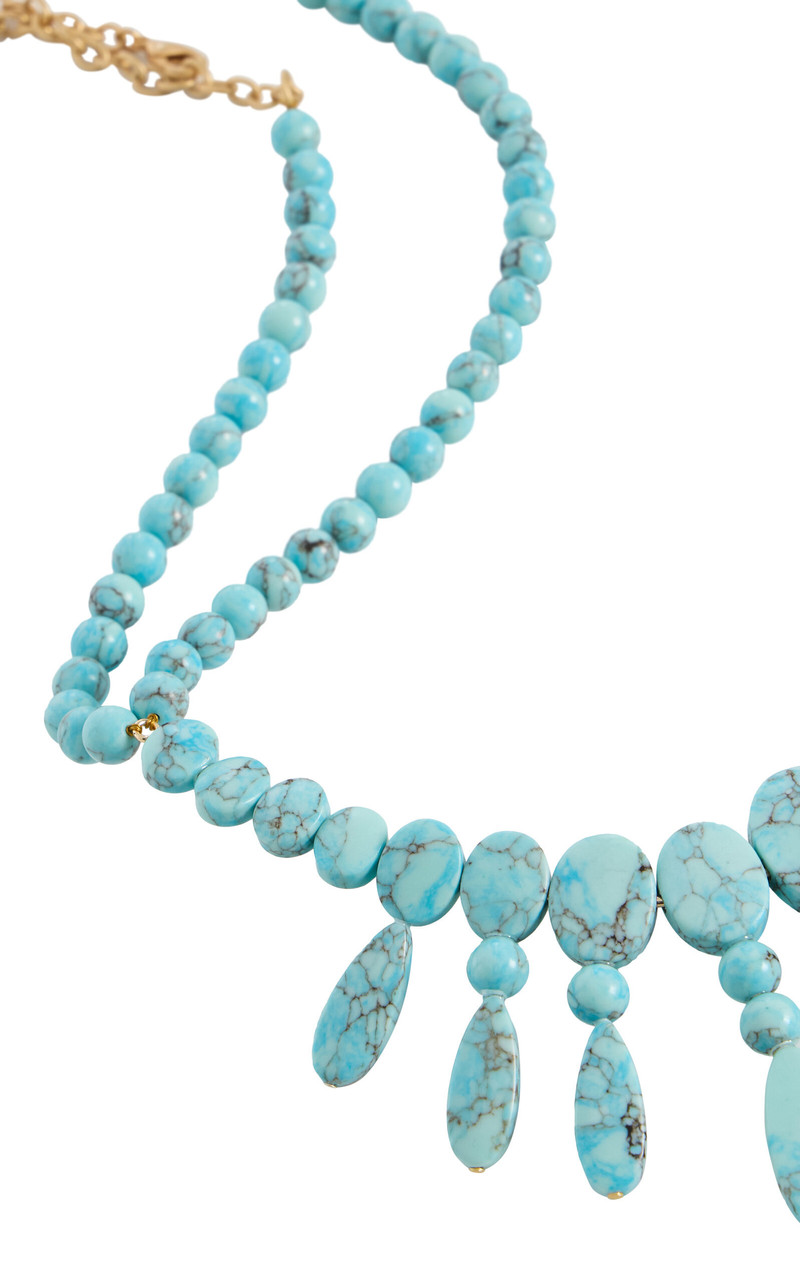 Cult Gaia Gabrie Turquoise Bralette light blue outlook