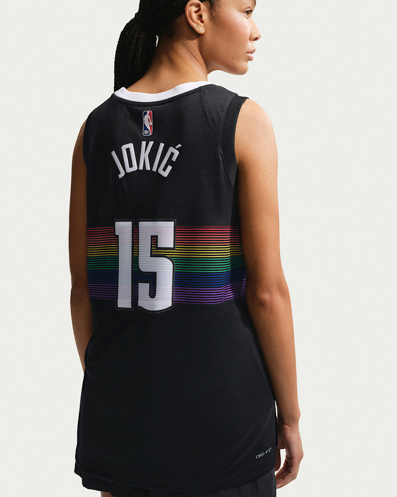Nikola Jokić Denver Nuggets City Edition Men's Nike NBA Swingman Jersey 4