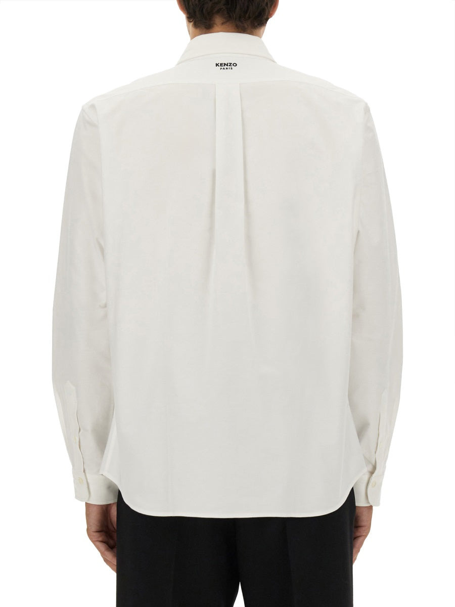Kenzo Men Shirt With "Boke Flower" Embroidery - 3