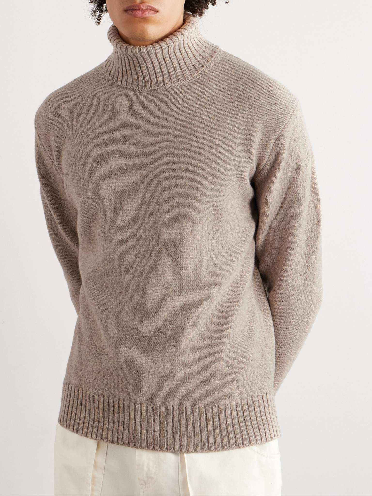 Wool-Blend Rollneck Sweater - 3