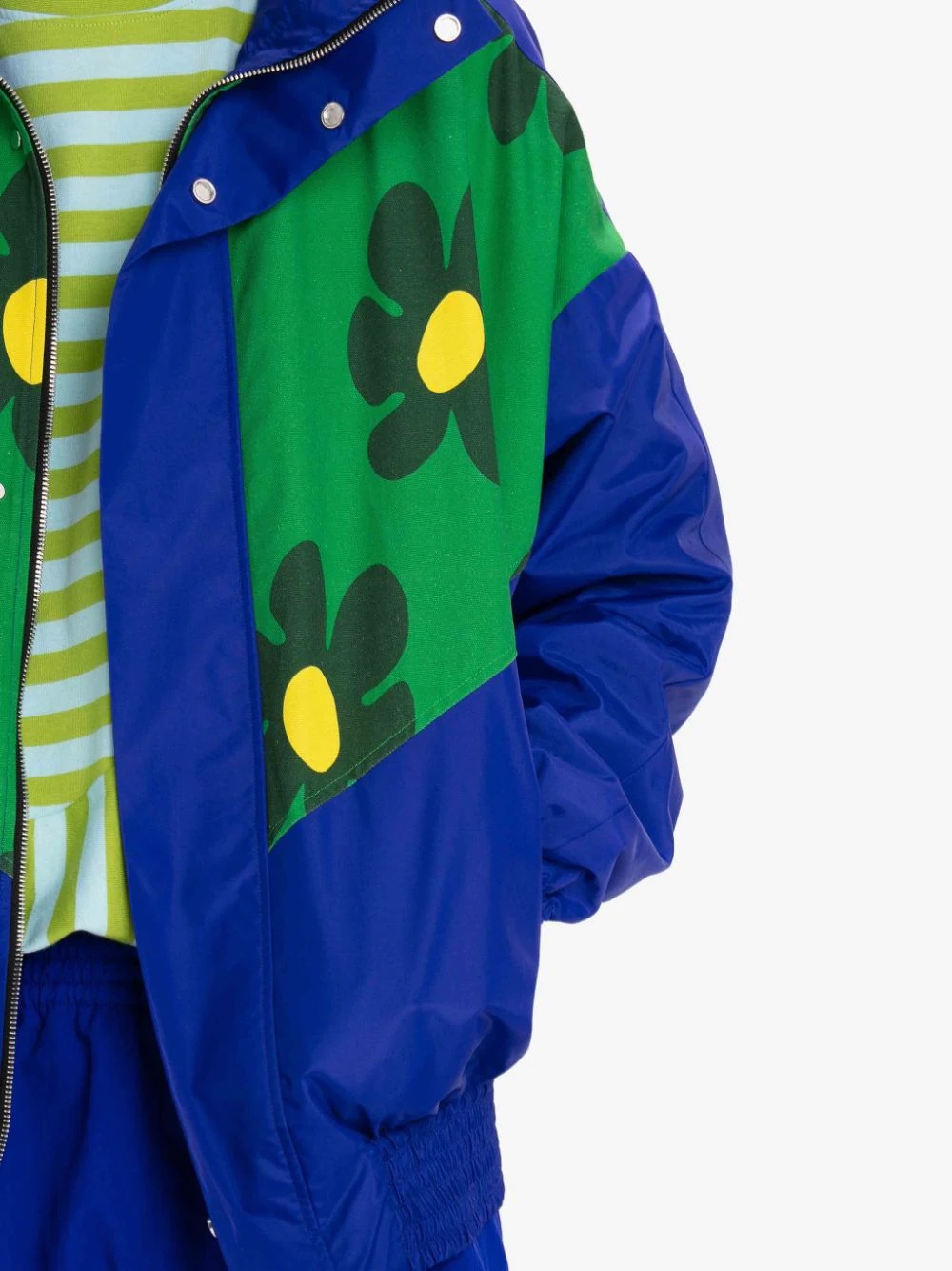 FLOWER INSERT TRACK JACKET - 5