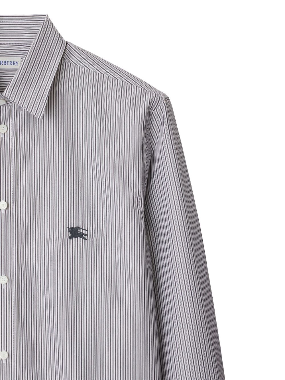 EDK-embroidered striped shirt - 2