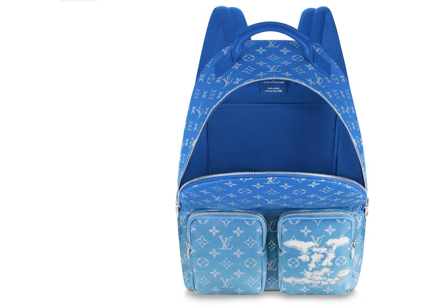 Louis Vuitton Backpack Multipocket Clouds Monogram Blue - 3