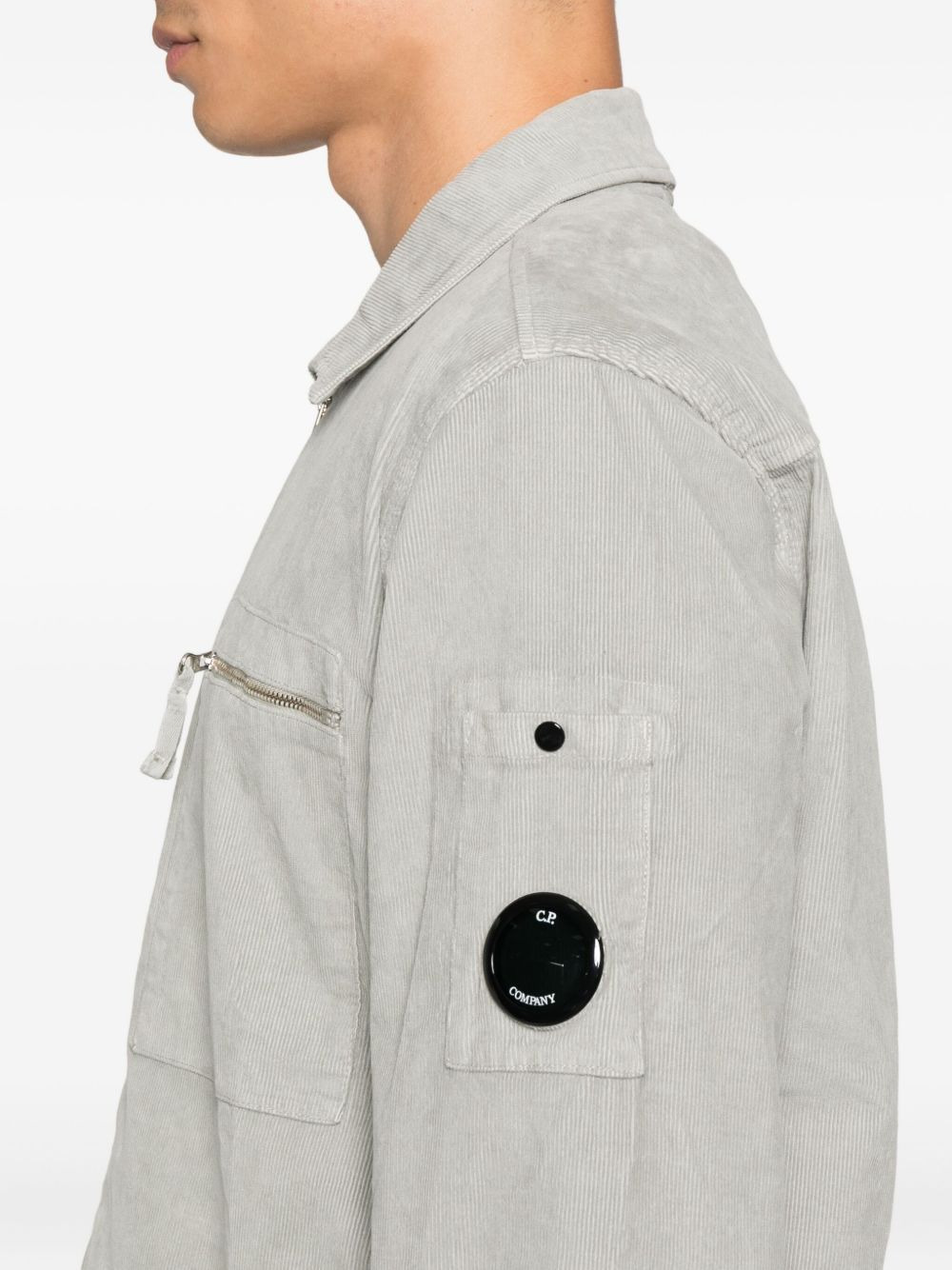 zip-fastening patch-pockets shirt - 5