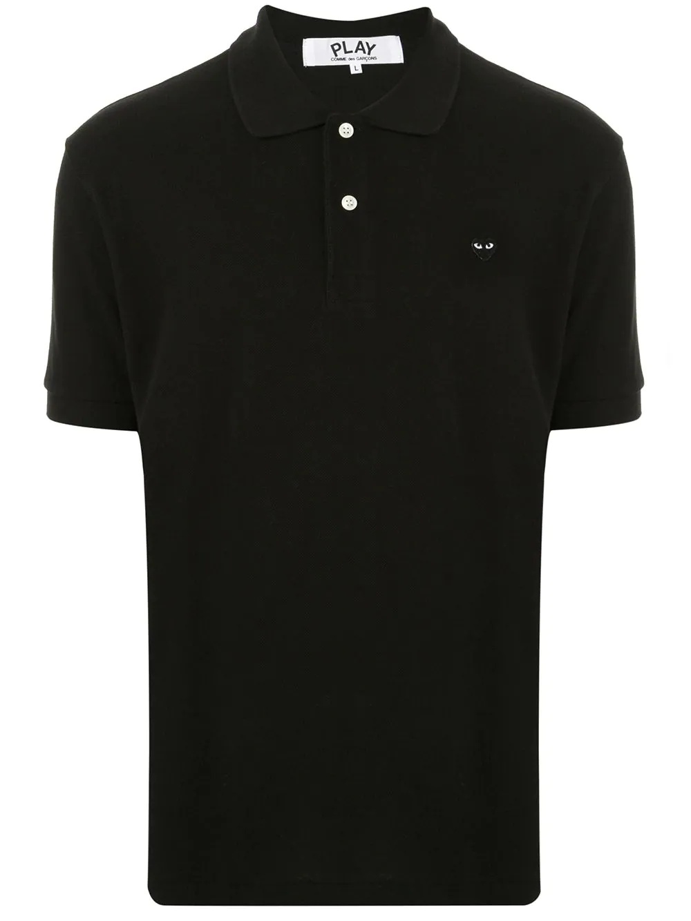 embroidered logo polo shirt - 1