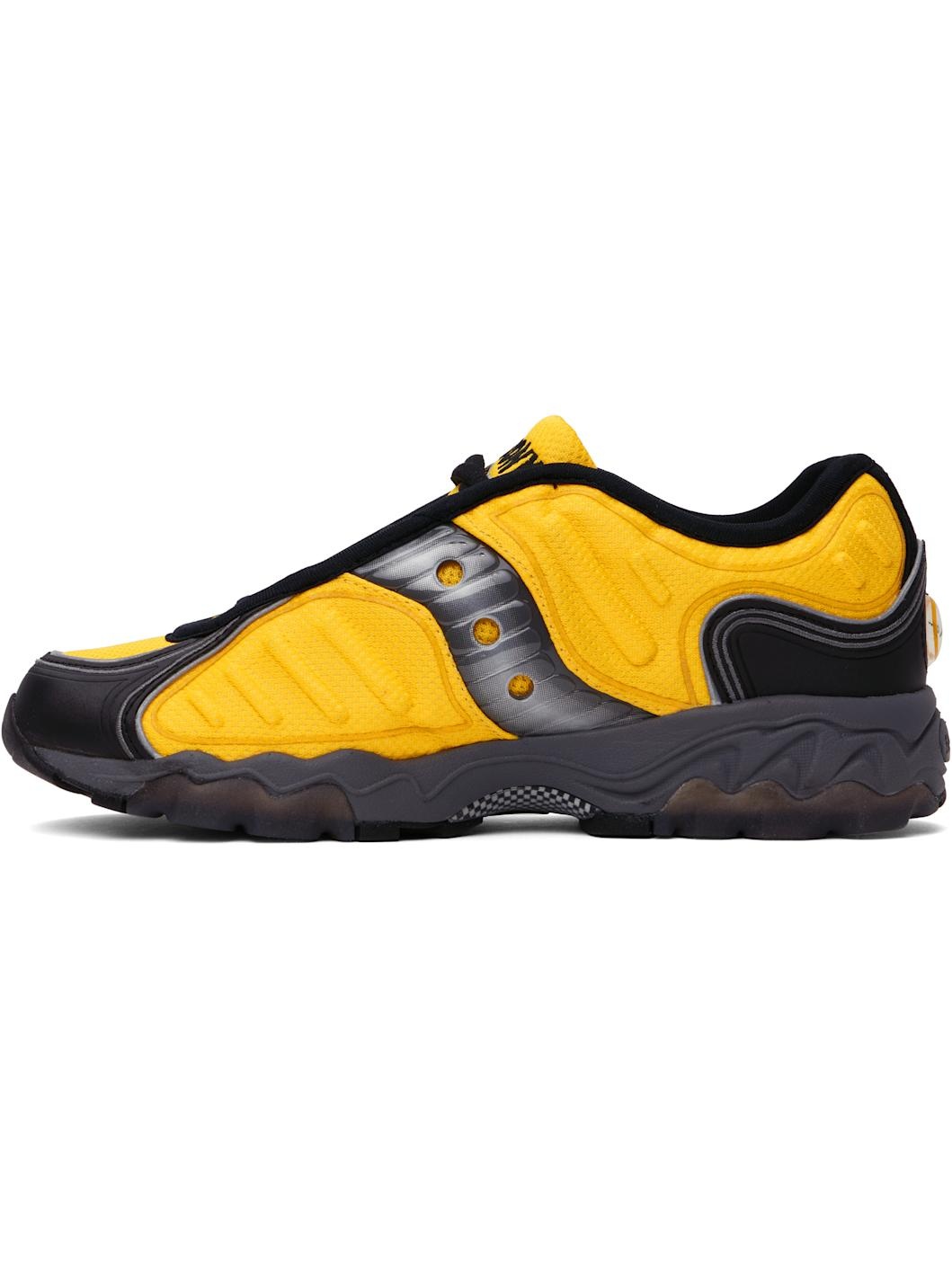 Yellow & Black Matrix Sneakers - 3