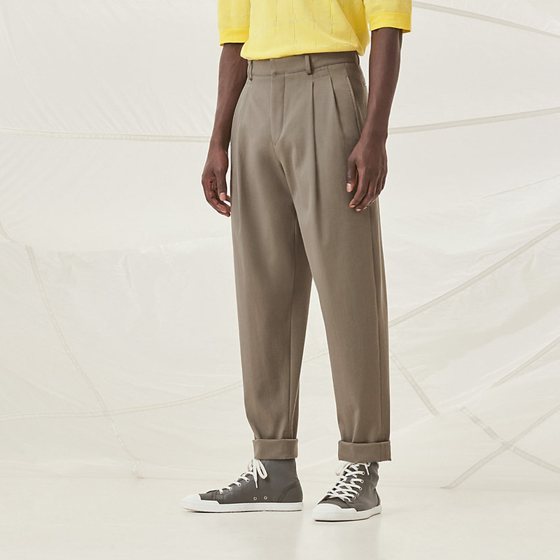 Hermès Seoul pants with pleats outlook