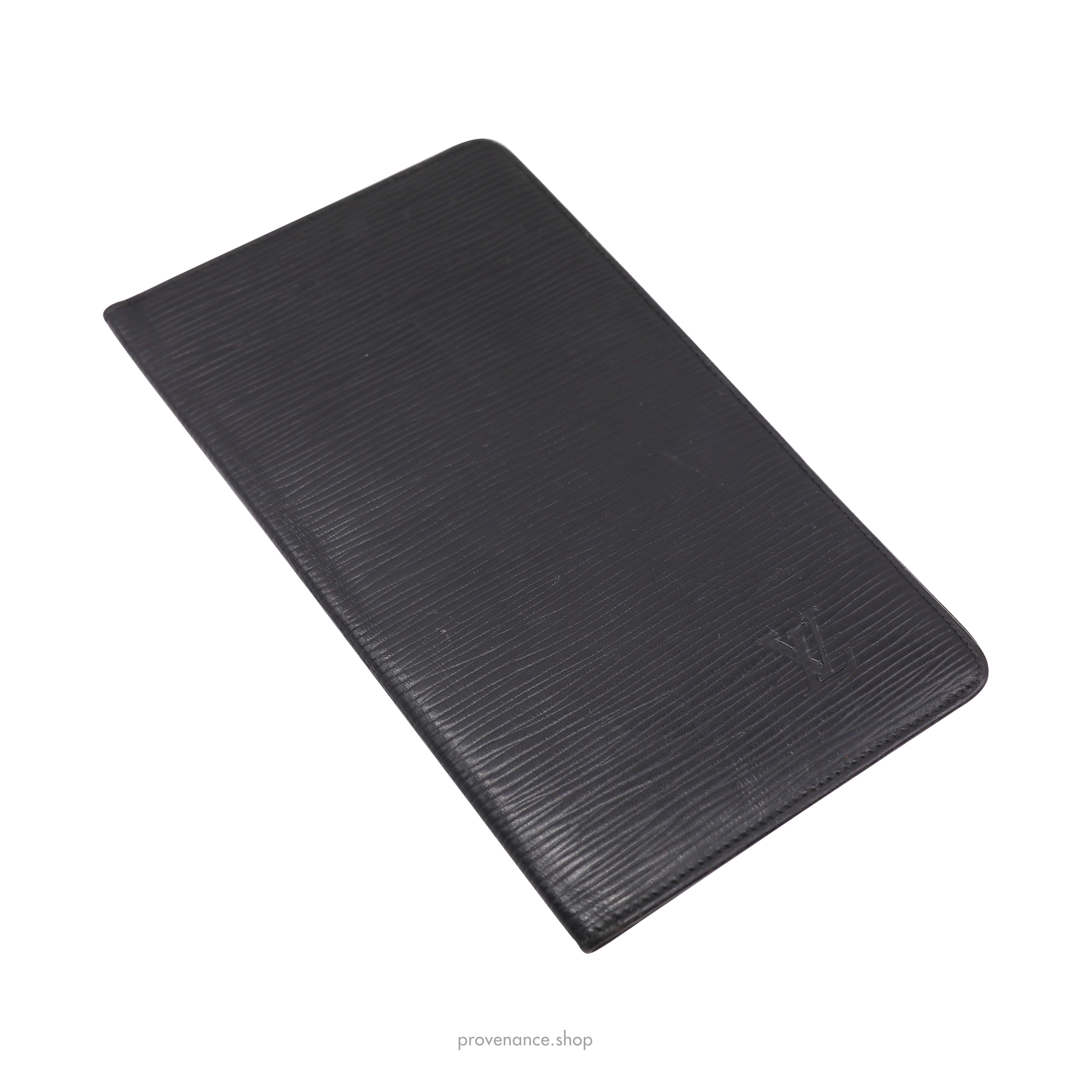 Louis Vuitton "MALLETIER" Long Wallet - Black Epi Noir Leather - 4