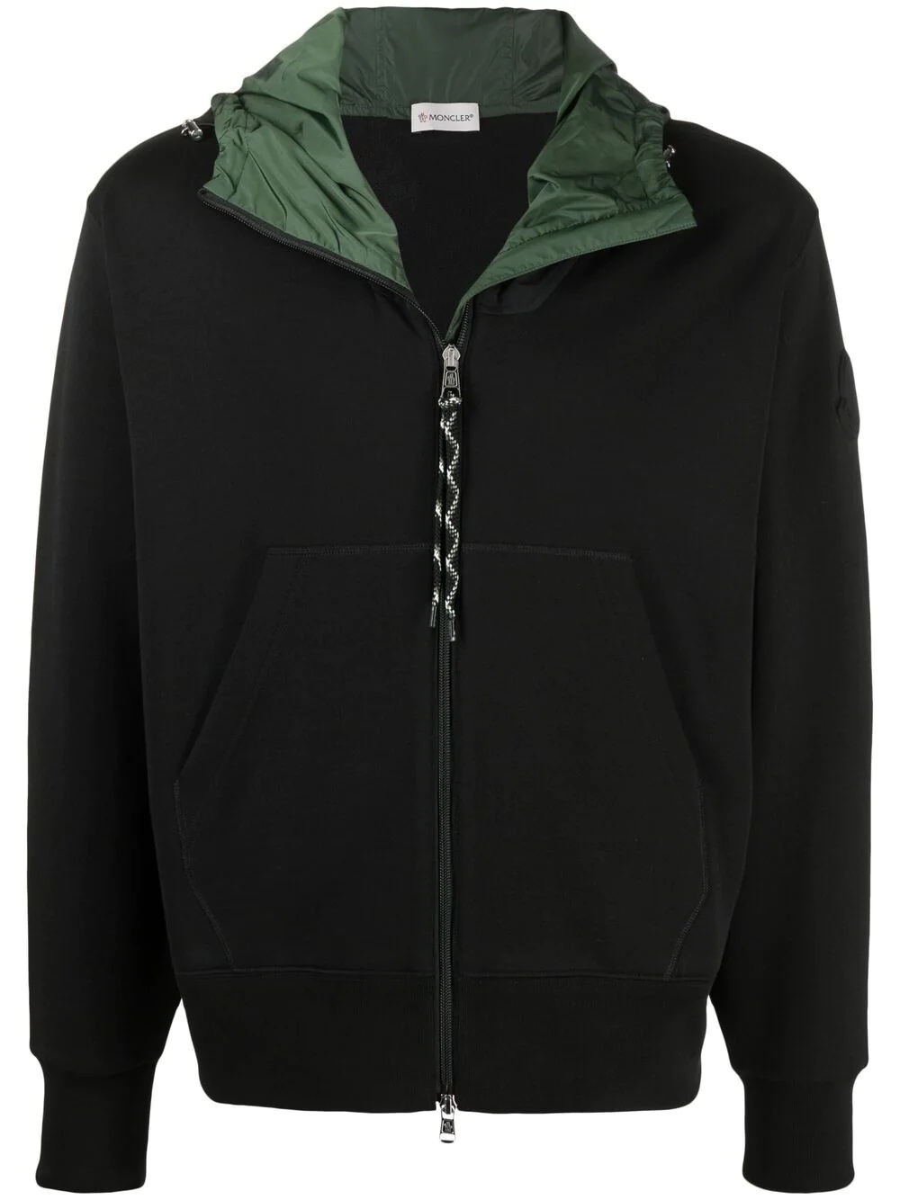 zip-up cotton hoodie - 1