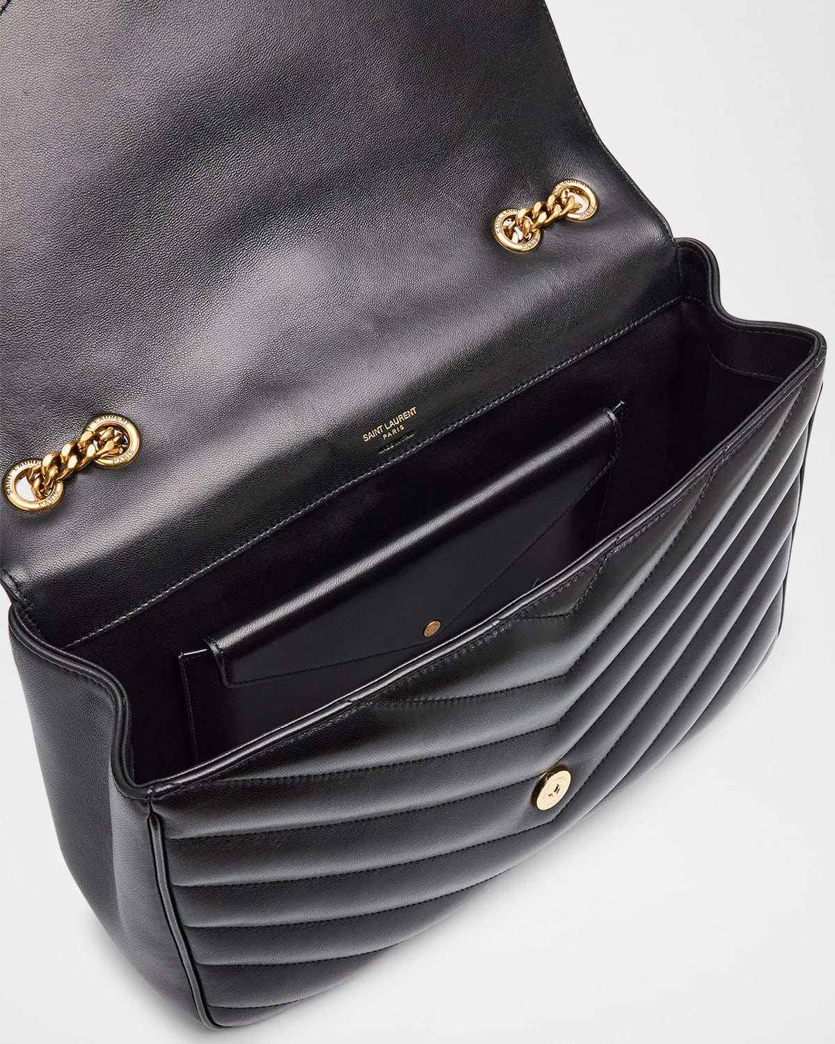 Loulou Large YSL Chain Shoulder Bag in Quilted Leather - 5