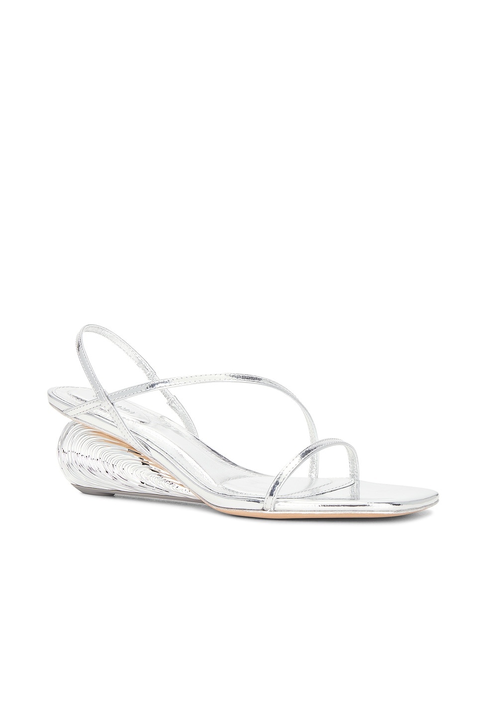 Bridget Oyster Shell Wedge Sandal - 2