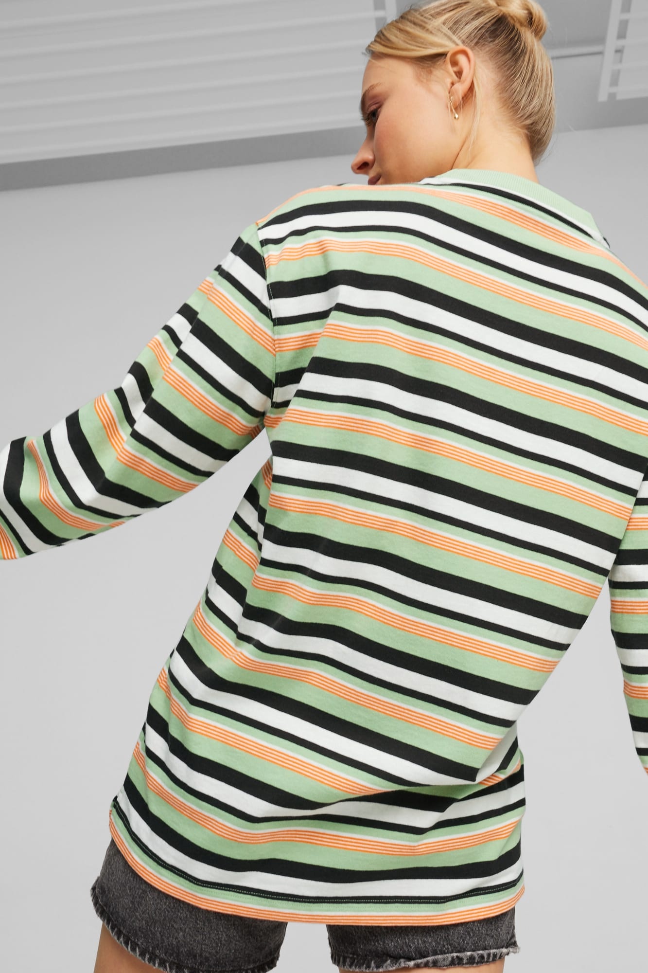 DOWNTOWN 180 Men's Striped Tee - 7