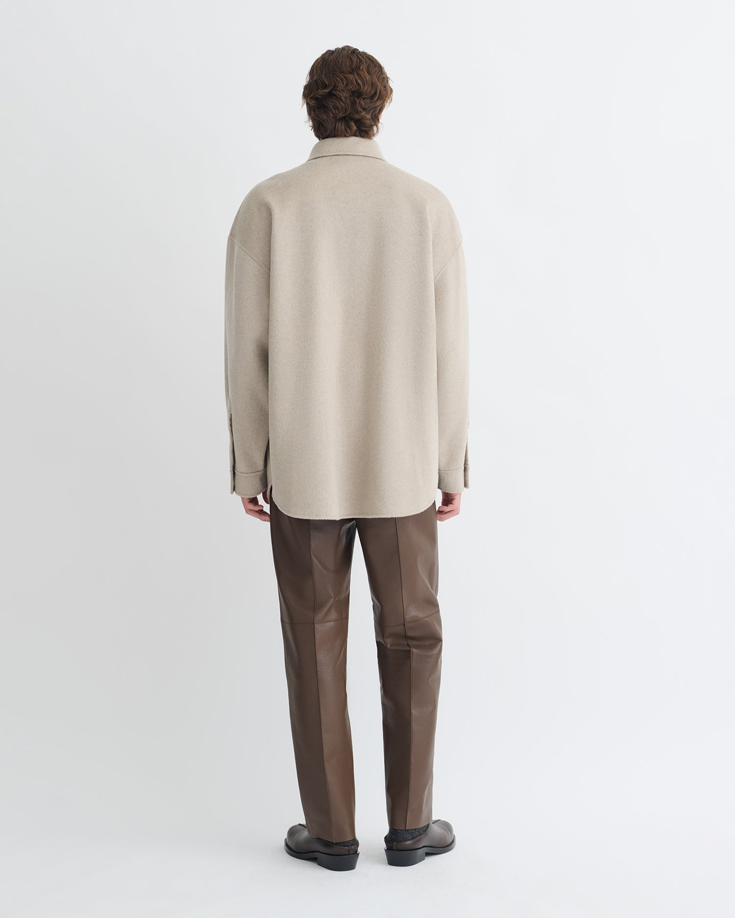 Double Wool Overshirt - 9