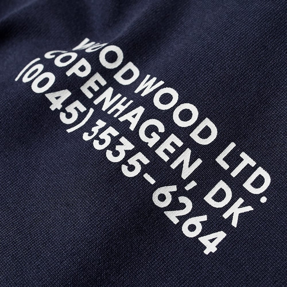 Wood Wood Long Sleeve Peter Info Logo Tee - 2