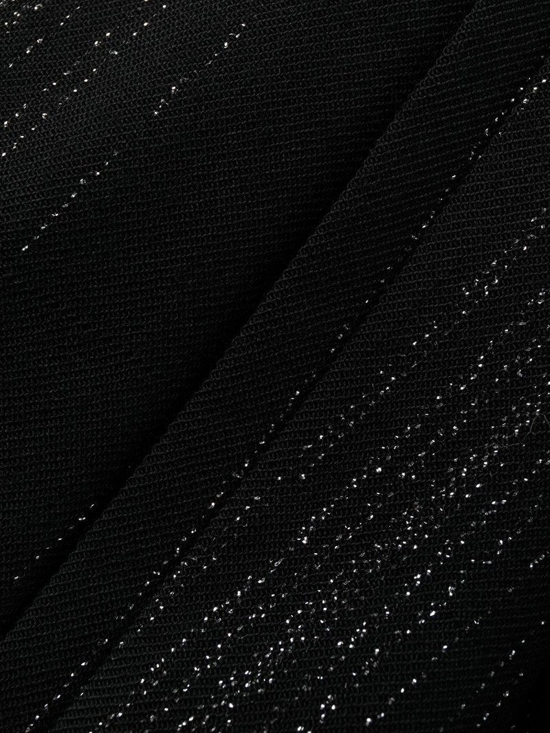 lurex-detail balloon-leg trousers 6