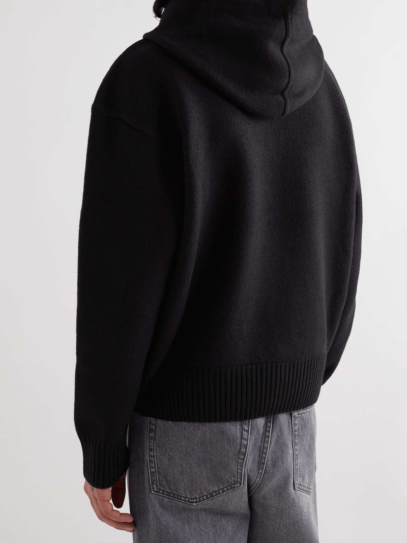 Intarsia-Knit Virgin Wool Hoodie 4