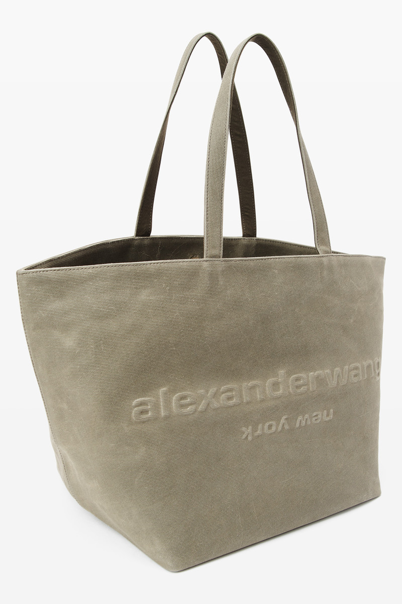 Alexander Wang Punch Tote Bag in wax canvas outlook