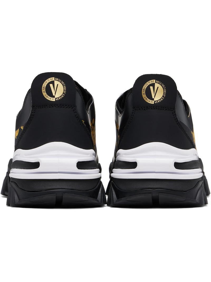 Black Trail Trek Chain Couture Sneakers 2