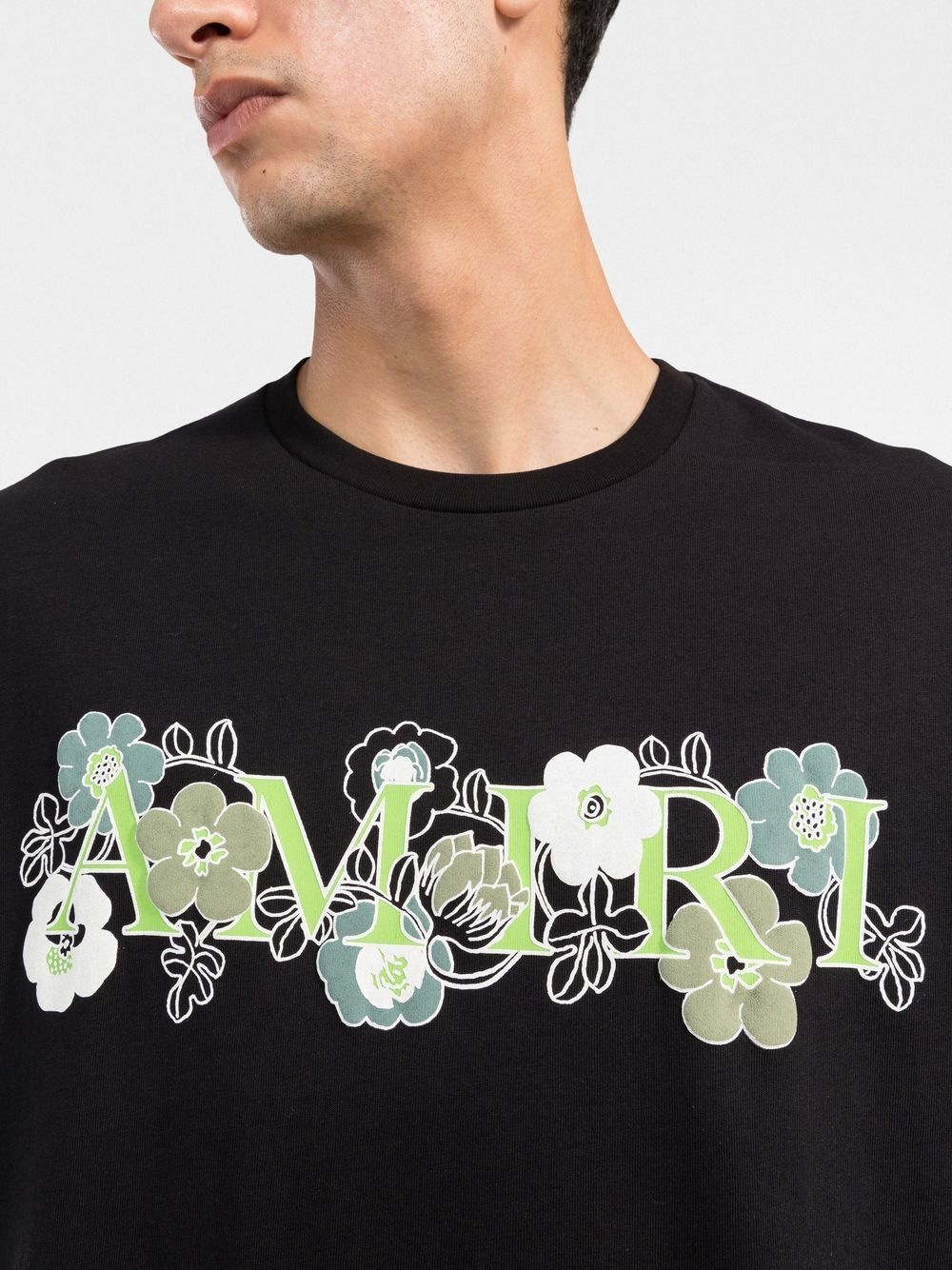 floral logo print T-shirt - 5