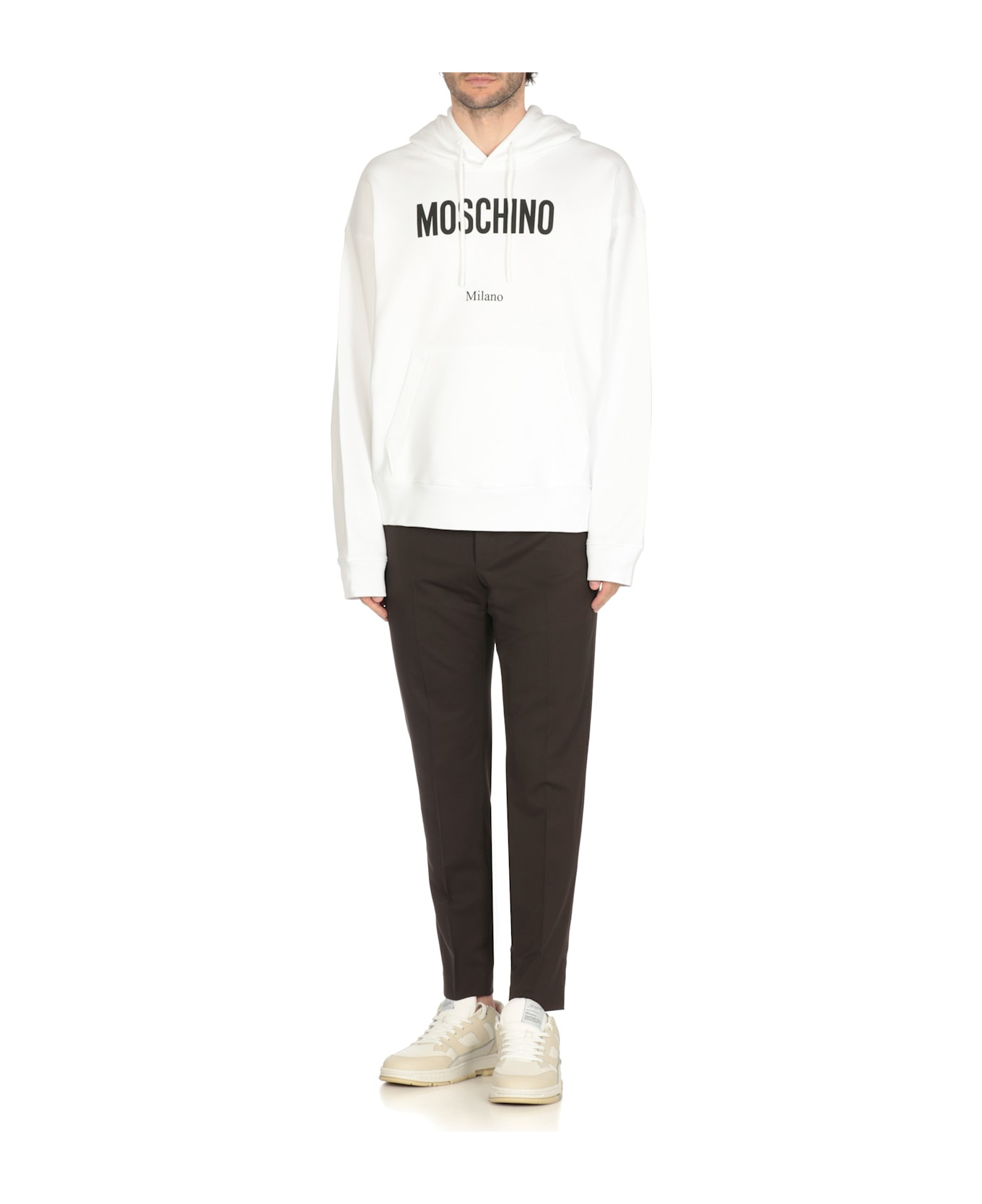 Cotton Logoed Hoodie - 2