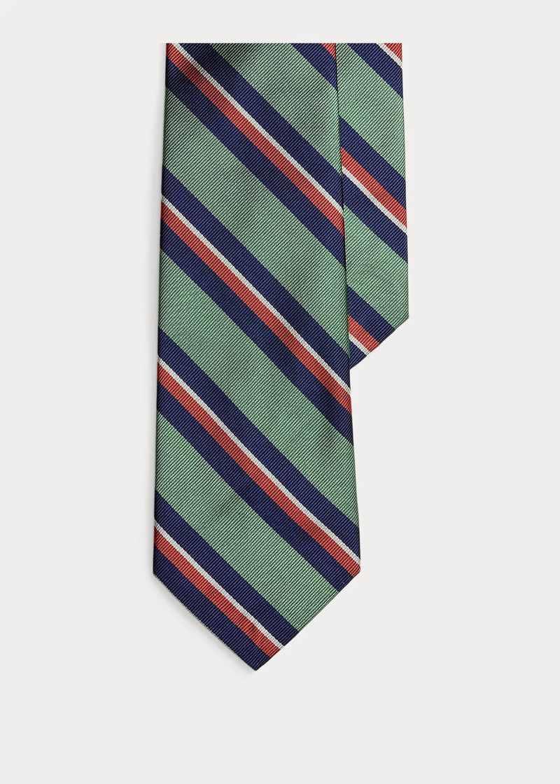 Striped Silk Repp Tie 1
